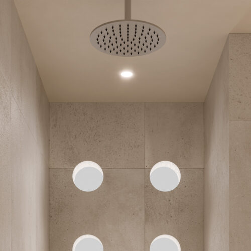 Round Shower Head 30cm Inox 316L Stainless Steel Corrosion-Resistant Finish