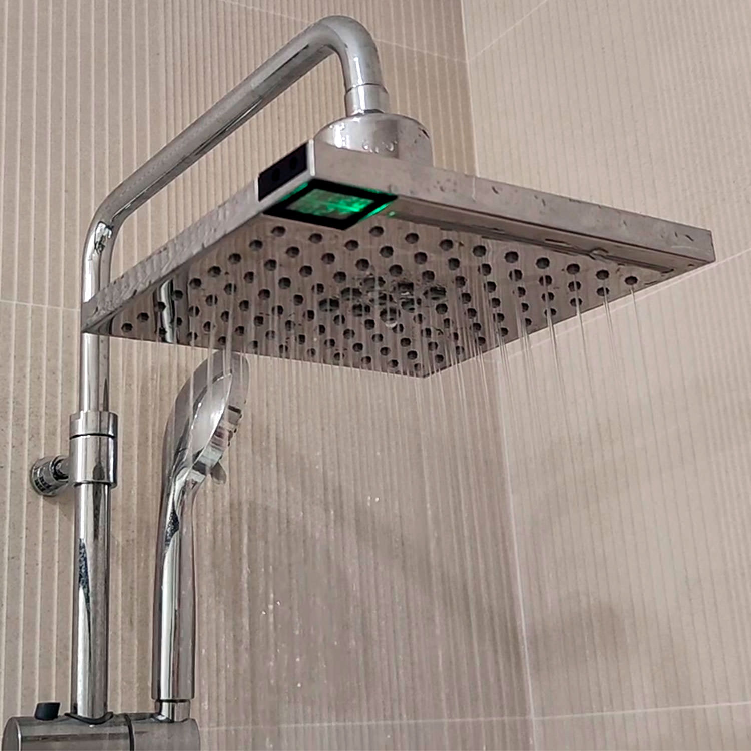 Shower Head With Lcd Thermometer Sined Soffionedoccia Led 5 - Image 6