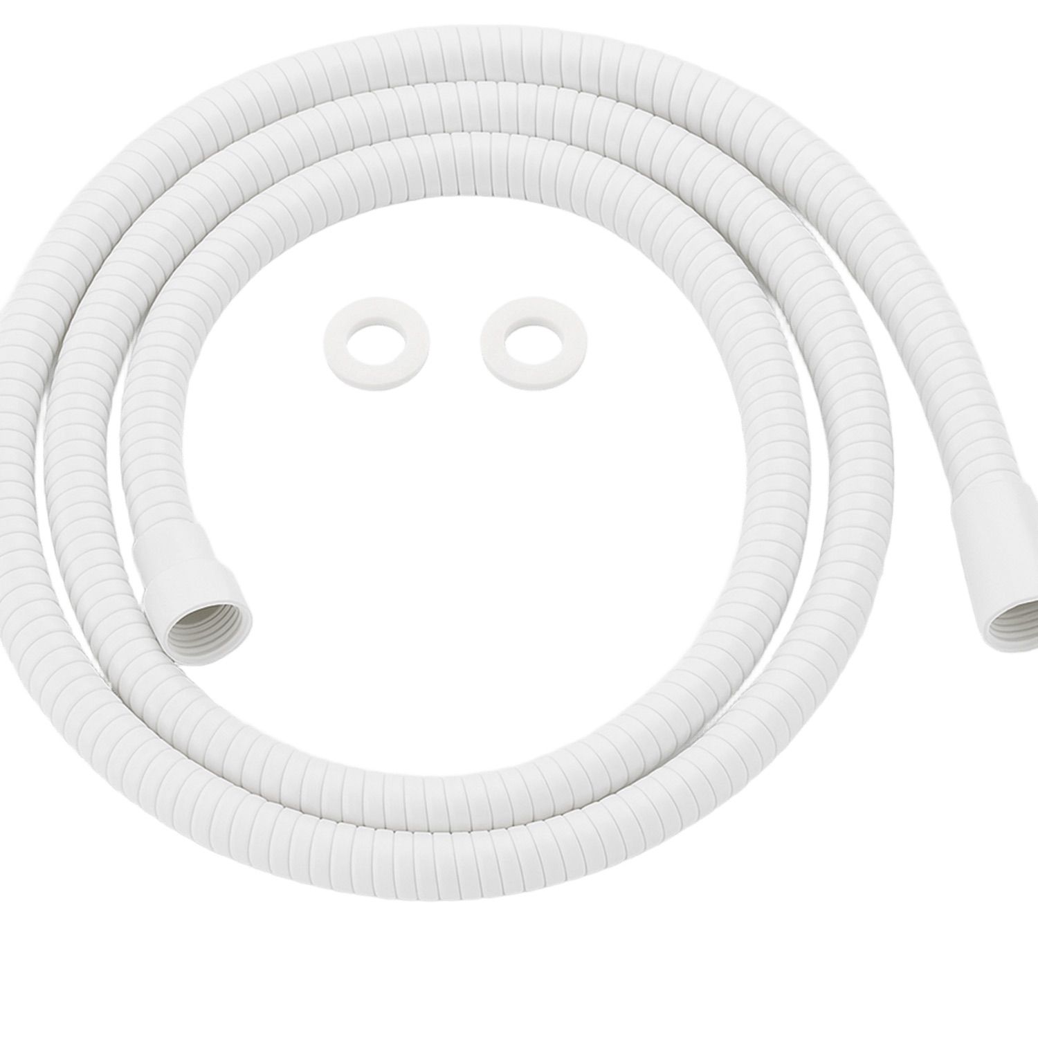 White 316L Stainless Steel Flexible Shower Hose Durable and Corrosion-Resistant - Image 2