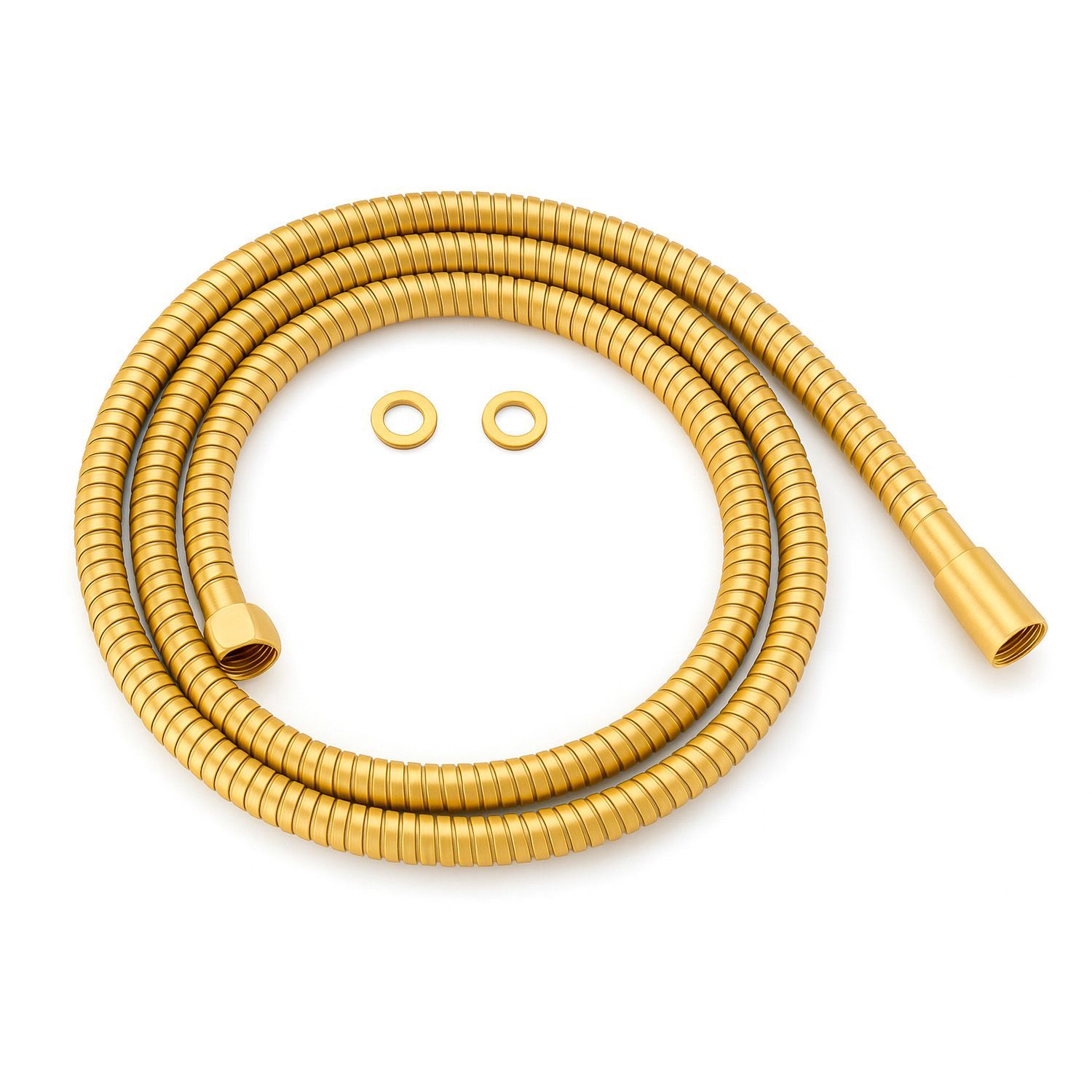 Gold Flexible Shower Hose 316L Stainless Steel Inox - Image 2