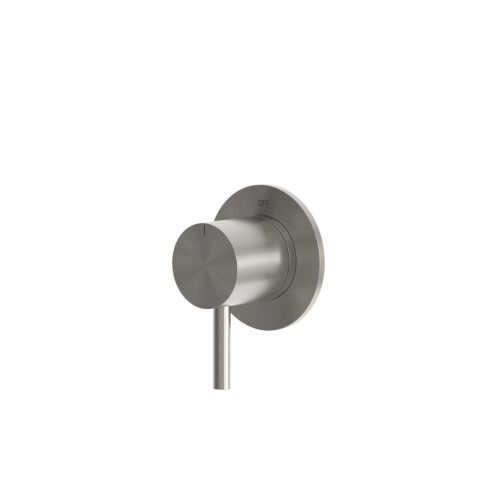 Stainless Steel 316L Shower On-Off Valve Silver Finish Lift Control
