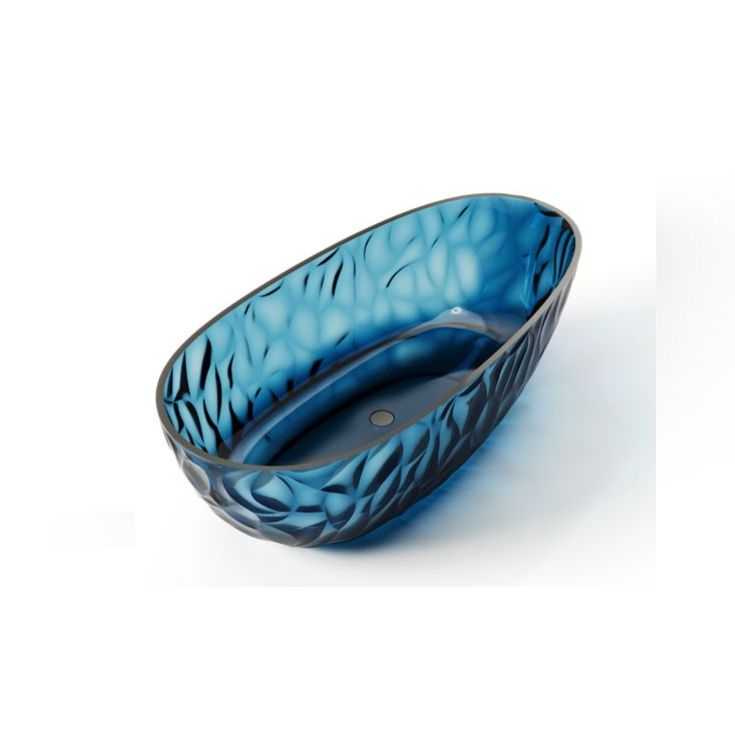 Experience luxury with the sined zefiro blue bath designed for beauty and warmth Buy now - Image 2