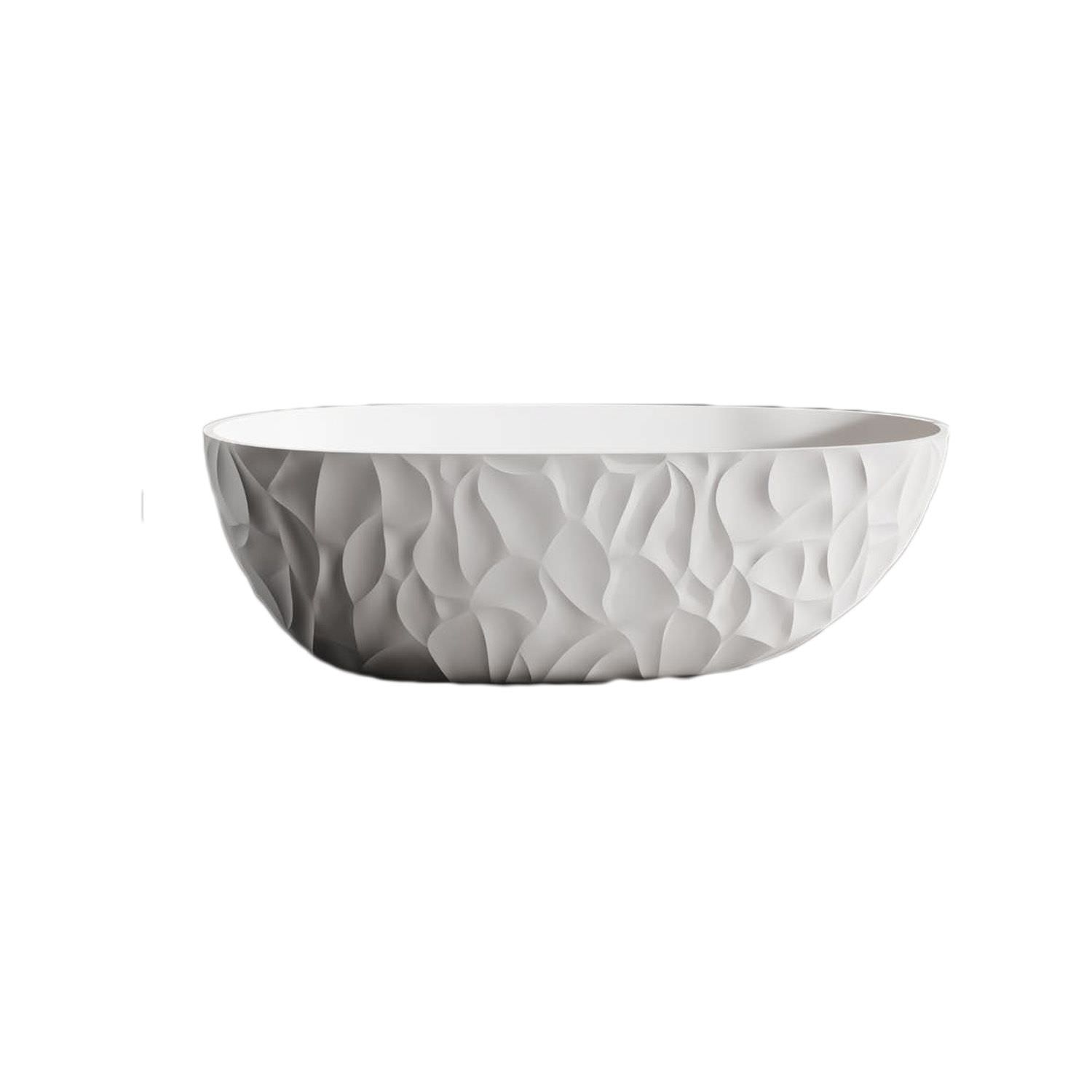 Transform your bath with the Sined Zefiro White tub—luxurious durable and easy to clean Buy now - Image 2